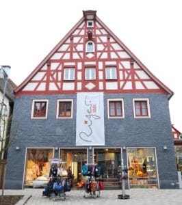 Frontansicht vom Bettenfachgeschäft Rüger1881 Altdorf b. Nürnberg.